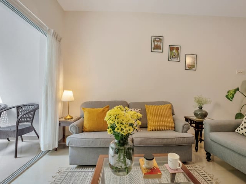 Nirvana Suites- Hillside Haven 2BHK Apartment,a Entire apartment in Siolim - Near Thalassa North Goa